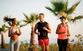 biegacze na wakacjach